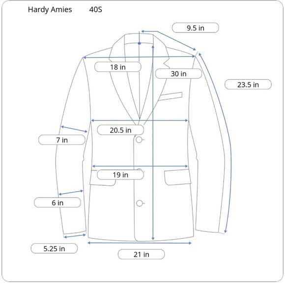 Hardy Amies Silk Wool Blend Blazer Sport Coat - Picture 2 of 12